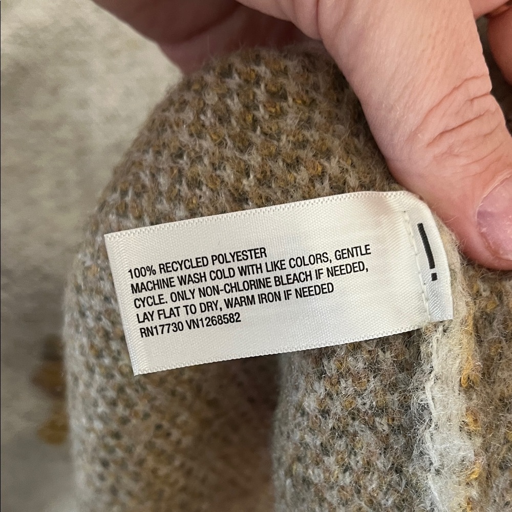 Woolrich Floral V-Neck Button Cardigan - Cream & Mustard - Picture 4 of 4